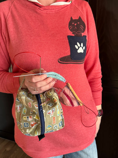 Small Box Bags | Dogs | Fabrics Hand Chosen in Japan, Bags Handmade in Alberta, Canada!