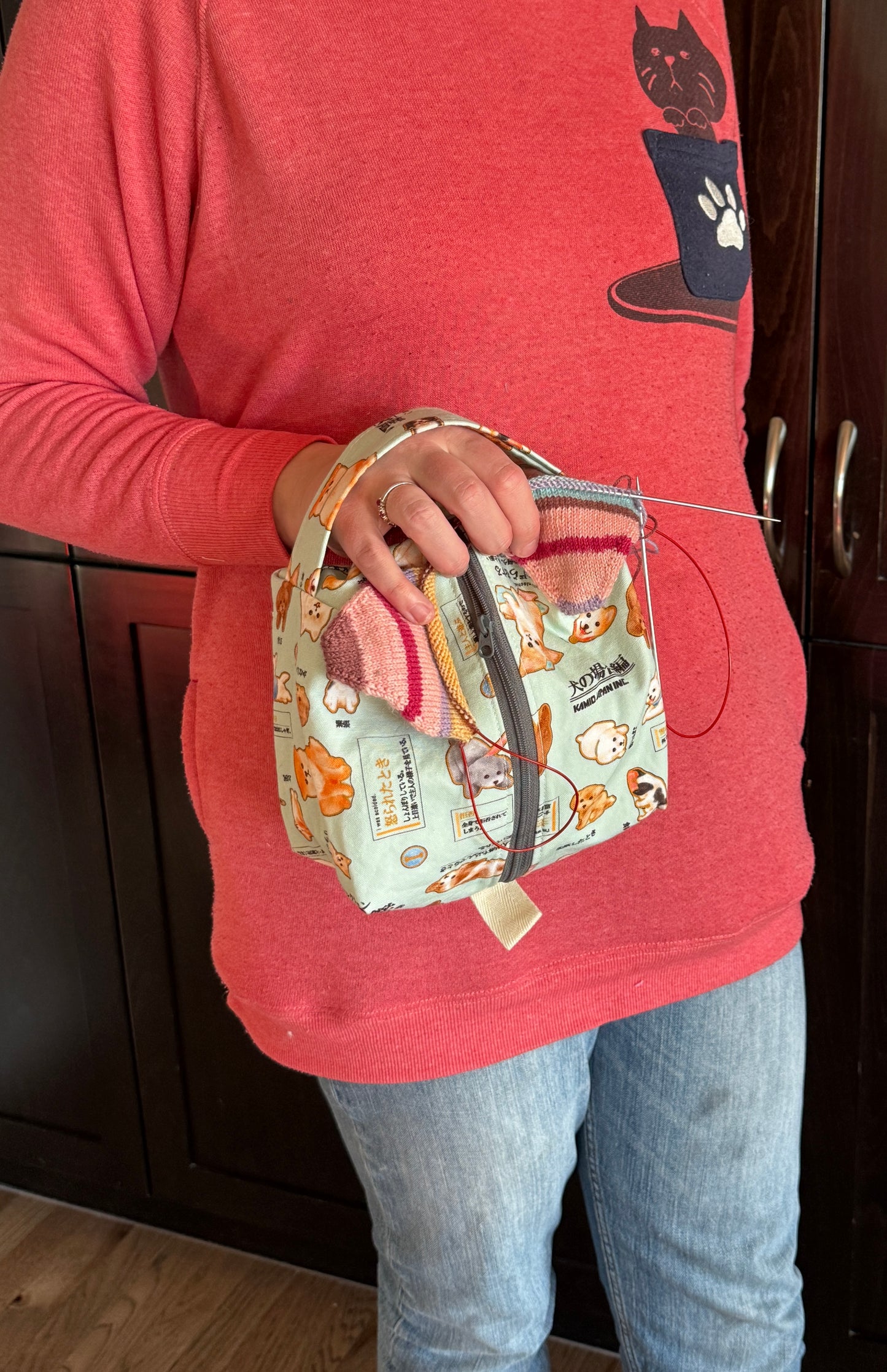 Small Box Bags | Dogs | Fabrics Hand Chosen in Japan, Bags Handmade in Alberta, Canada!