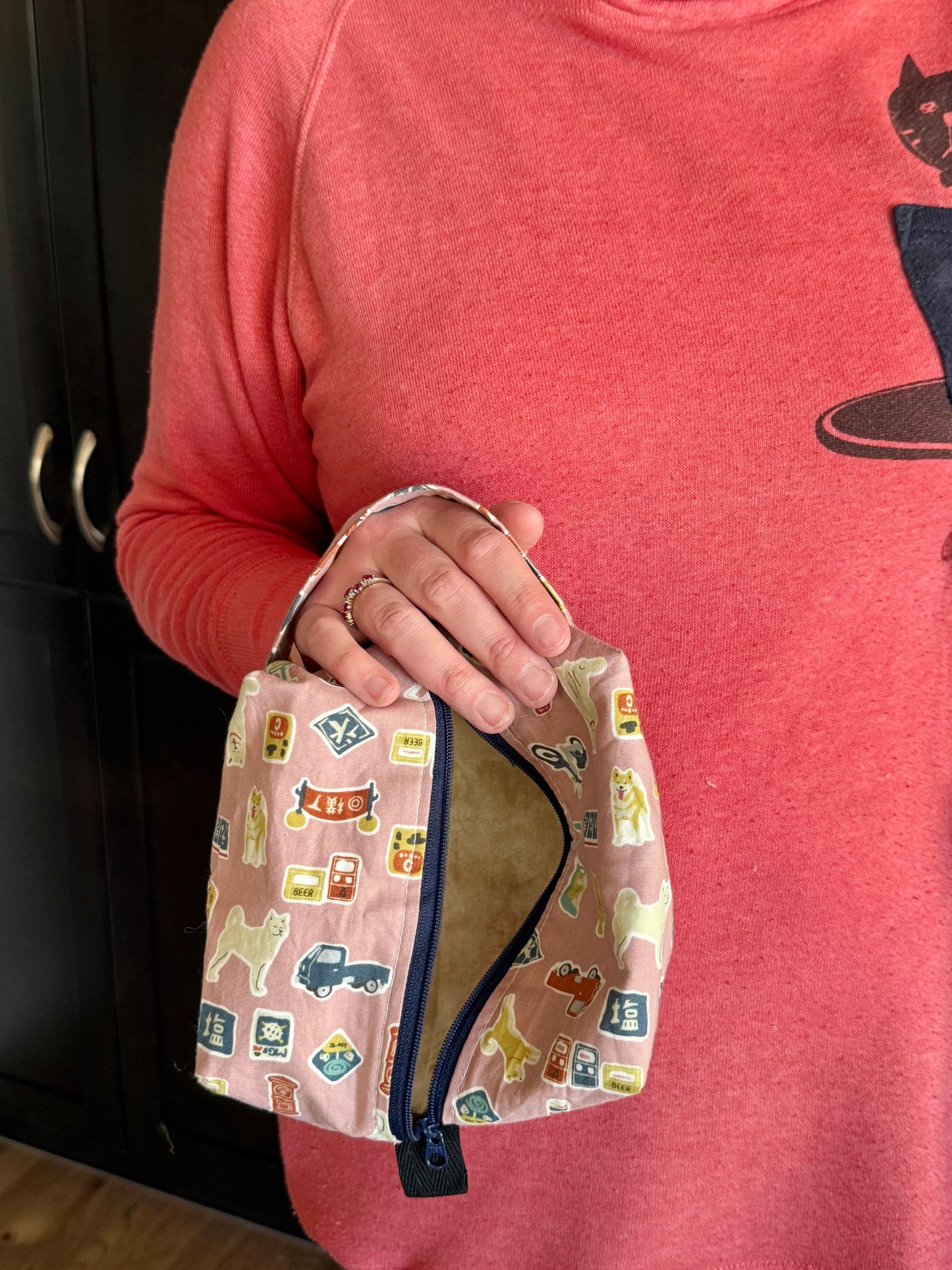 Small Box Bags | Dogs | Fabrics Hand Chosen in Japan, Bags Handmade in Alberta, Canada!