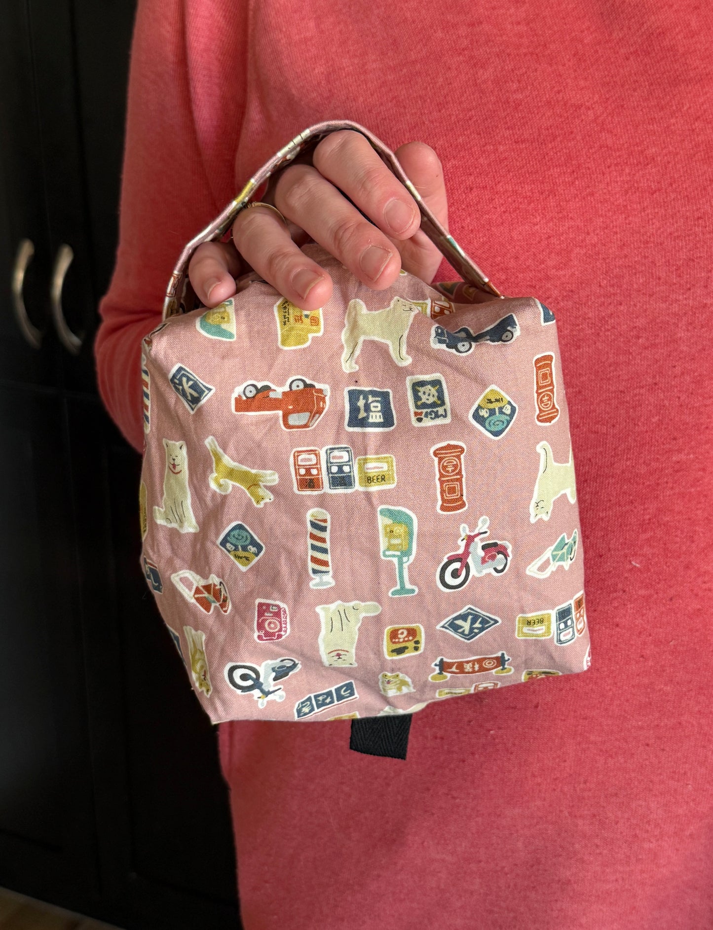 Small Box Bags | Dogs | Fabrics Hand Chosen in Japan, Bags Handmade in Alberta, Canada!