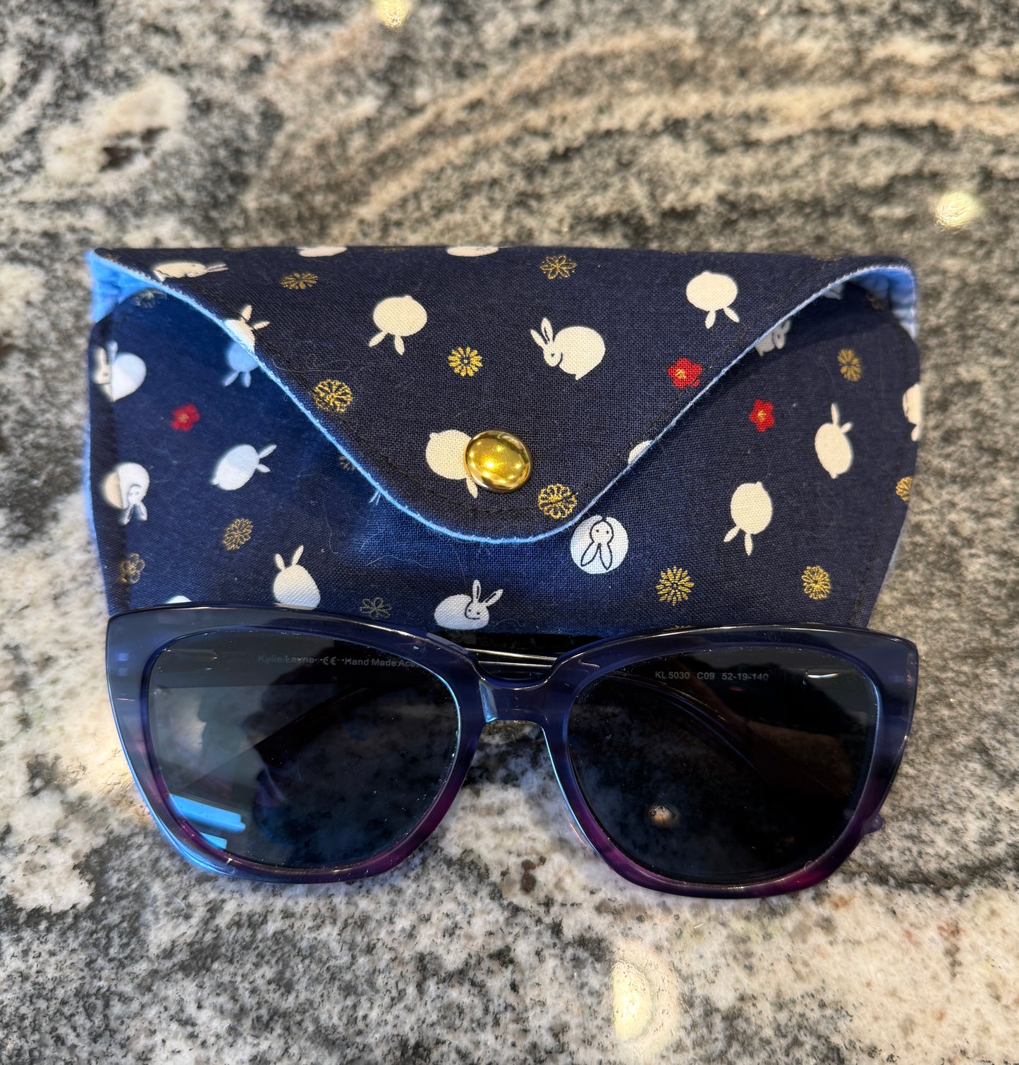 Glasses Case | Handmade in the Foothills of the Canadian Rockies from Hand-Selected Japanese Fabrics