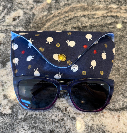 Glasses Case | Handmade in the Foothills of the Canadian Rockies from Hand-Selected Japanese Fabrics