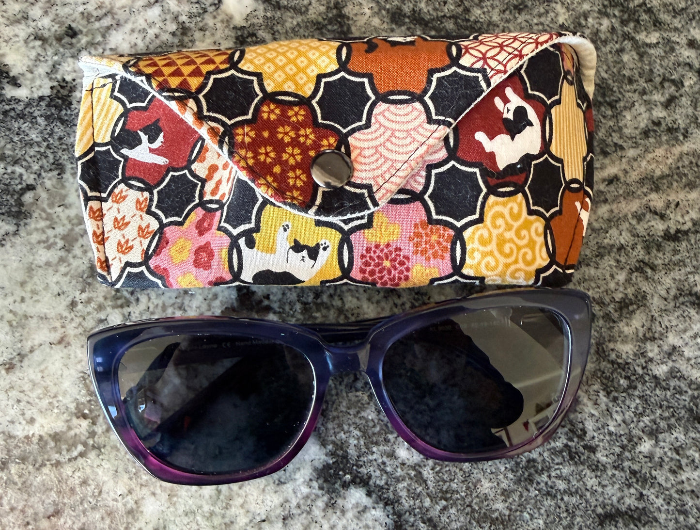 Glasses Case | Handmade in the Foothills of the Canadian Rockies from Hand-Selected Japanese Fabrics