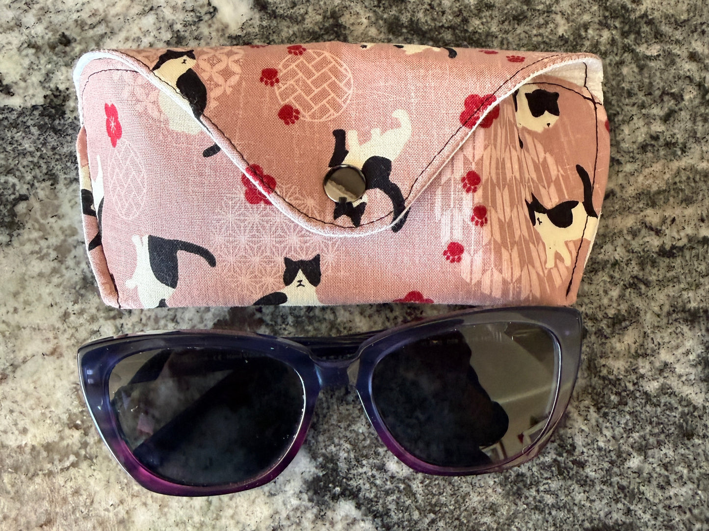 Glasses Case | Handmade in the Foothills of the Canadian Rockies from Hand-Selected Japanese Fabrics