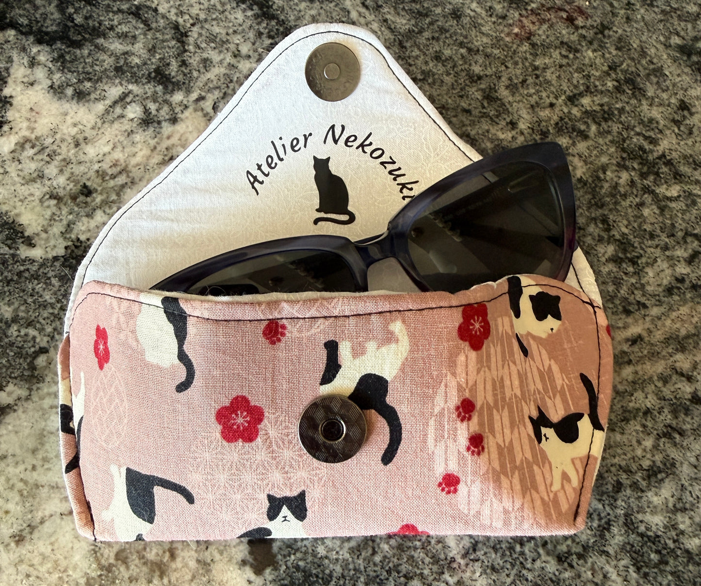 Glasses Case | Handmade in the Foothills of the Canadian Rockies from Hand-Selected Japanese Fabrics