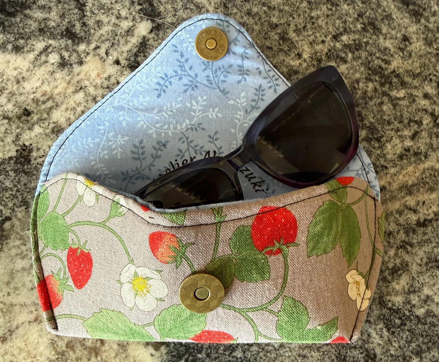 Glasses Case | Handmade in the Foothills of the Canadian Rockies from Hand-Selected Japanese Fabrics