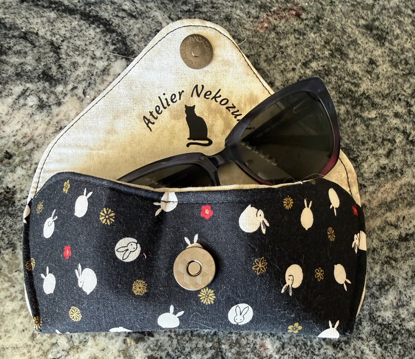 Glasses Case | Handmade in the Foothills of the Canadian Rockies from Hand-Selected Japanese Fabrics