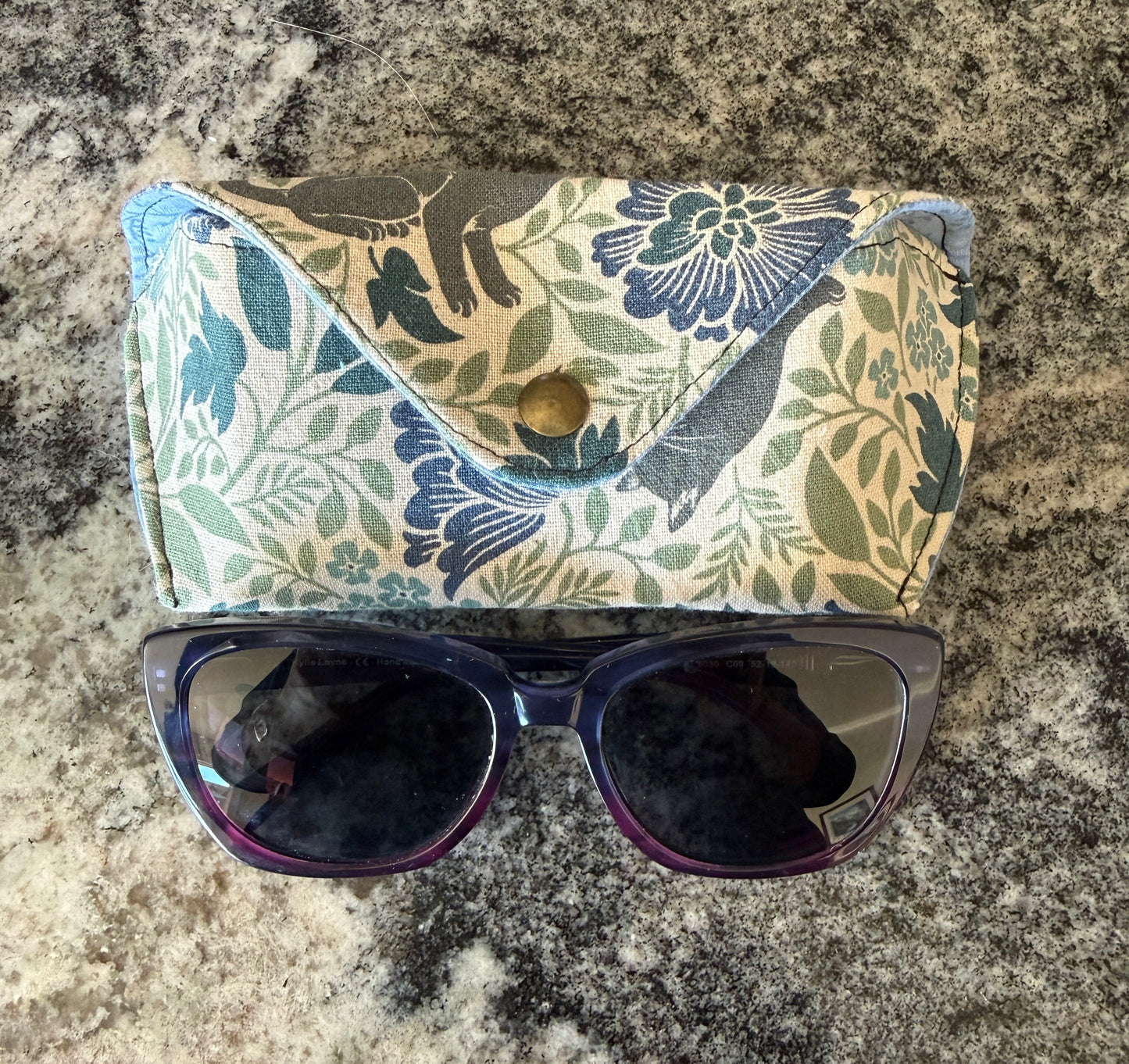 Glasses Case | Handmade in the Foothills of the Canadian Rockies from Hand-Selected Japanese Fabrics