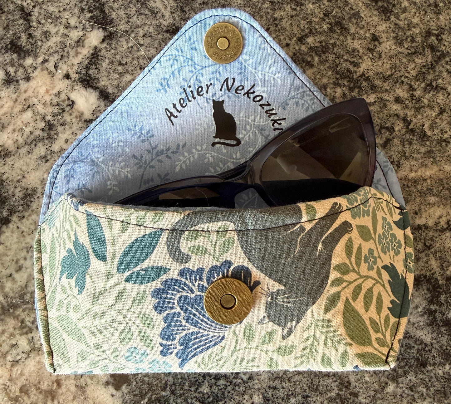 Glasses Case | Handmade in the Foothills of the Canadian Rockies from Hand-Selected Japanese Fabrics