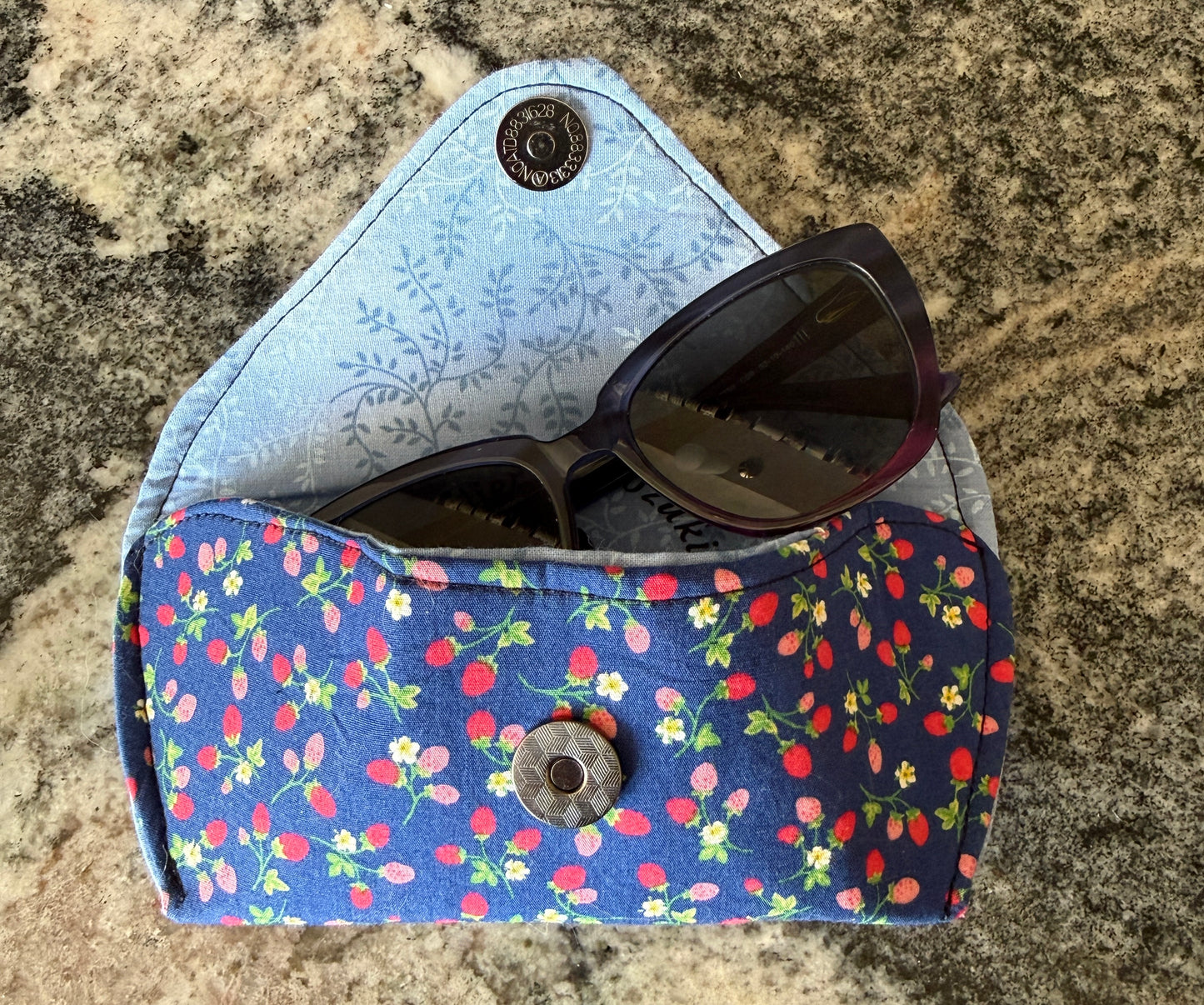 Glasses Case | Handmade in the Foothills of the Canadian Rockies from Hand-Selected Japanese Fabrics