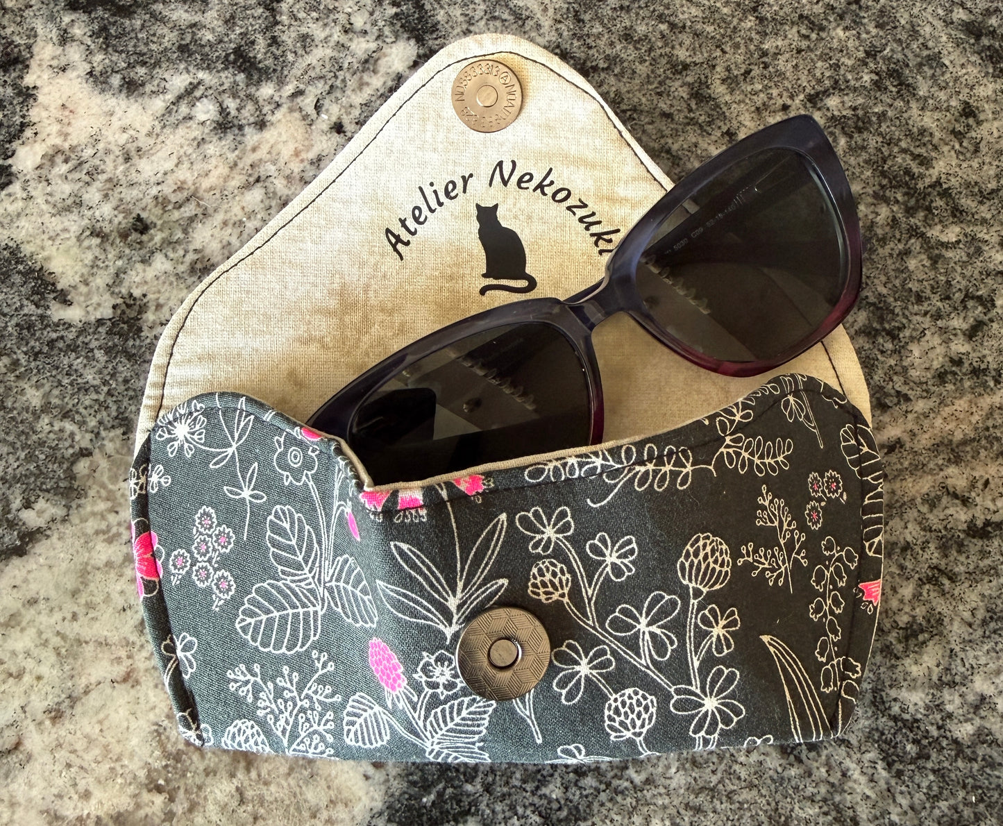 Glasses Case | Handmade in the Foothills of the Canadian Rockies from Hand-Selected Japanese Fabrics