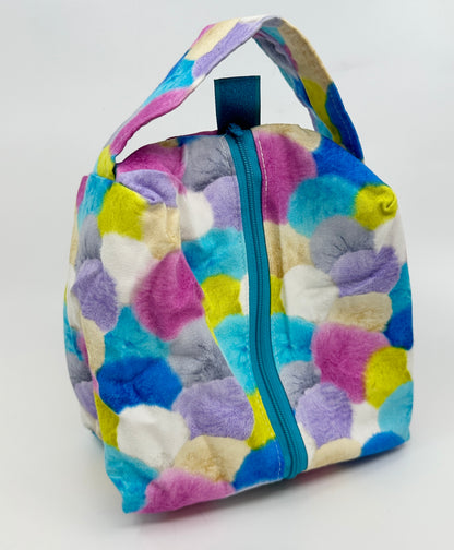 Small Box Bag | Bright Pom Poms