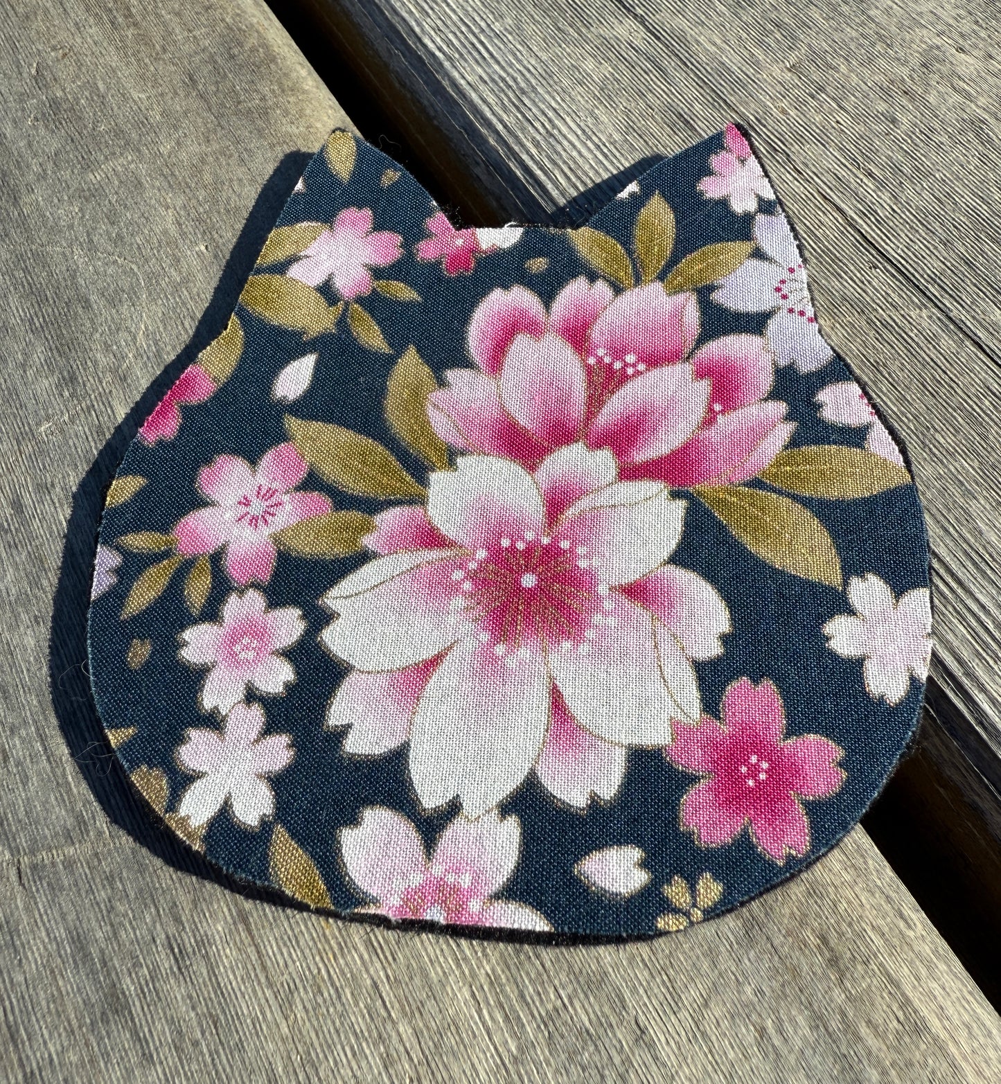 Japanese Fabric Cat Head Coasters
