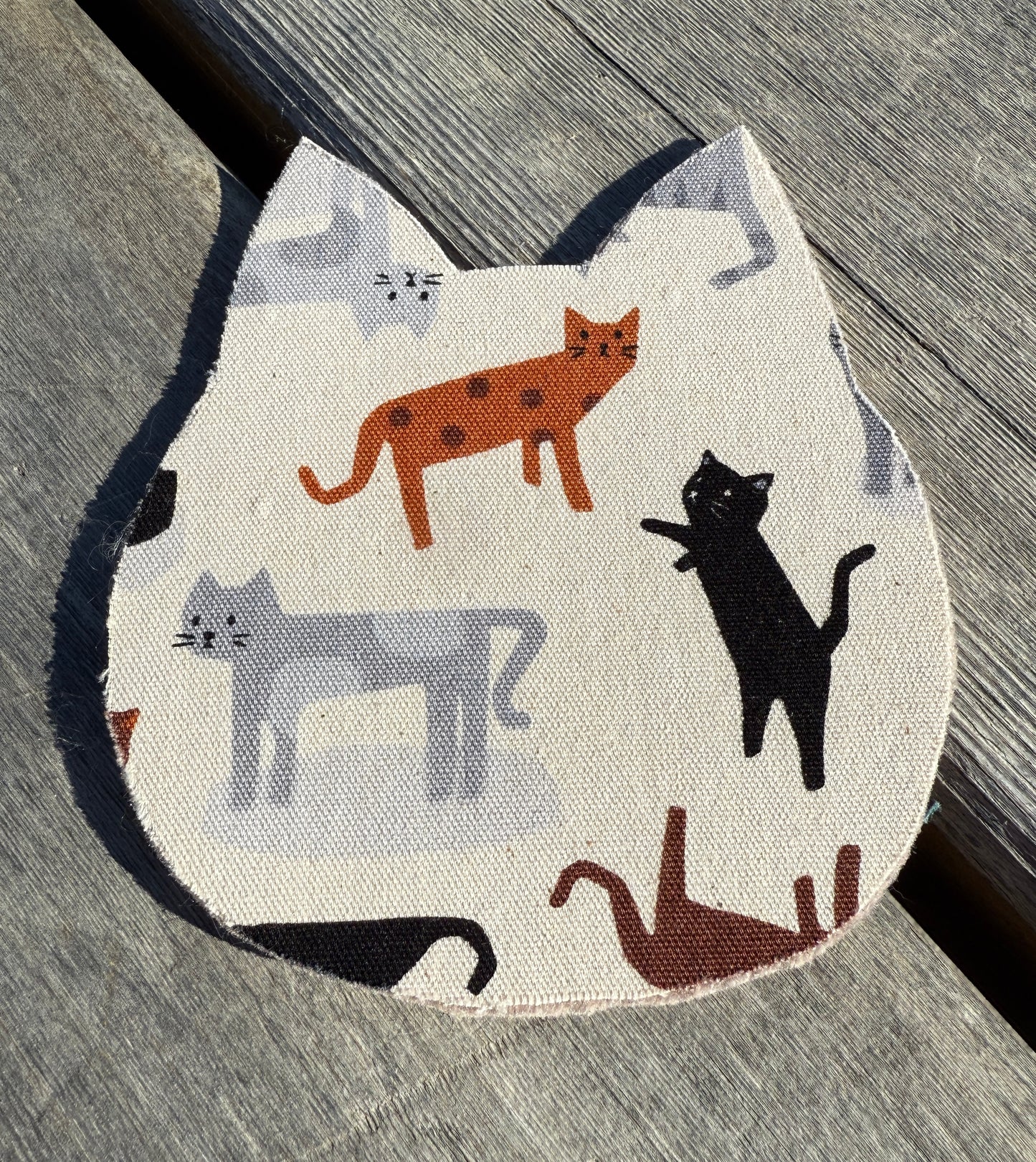 Japanese Fabric Cat Head Coasters