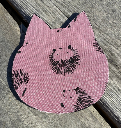 Japanese Fabric Cat Head Coasters