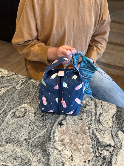 Pick Your Own | Small Box Bag | Food | Japanese Fabrics Handcrafted into Bags in Alberta, Canada