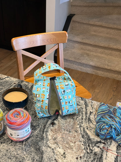 Small Box Bags | Dogs | Fabrics Hand Chosen in Japan, Bags Handmade in Alberta, Canada!