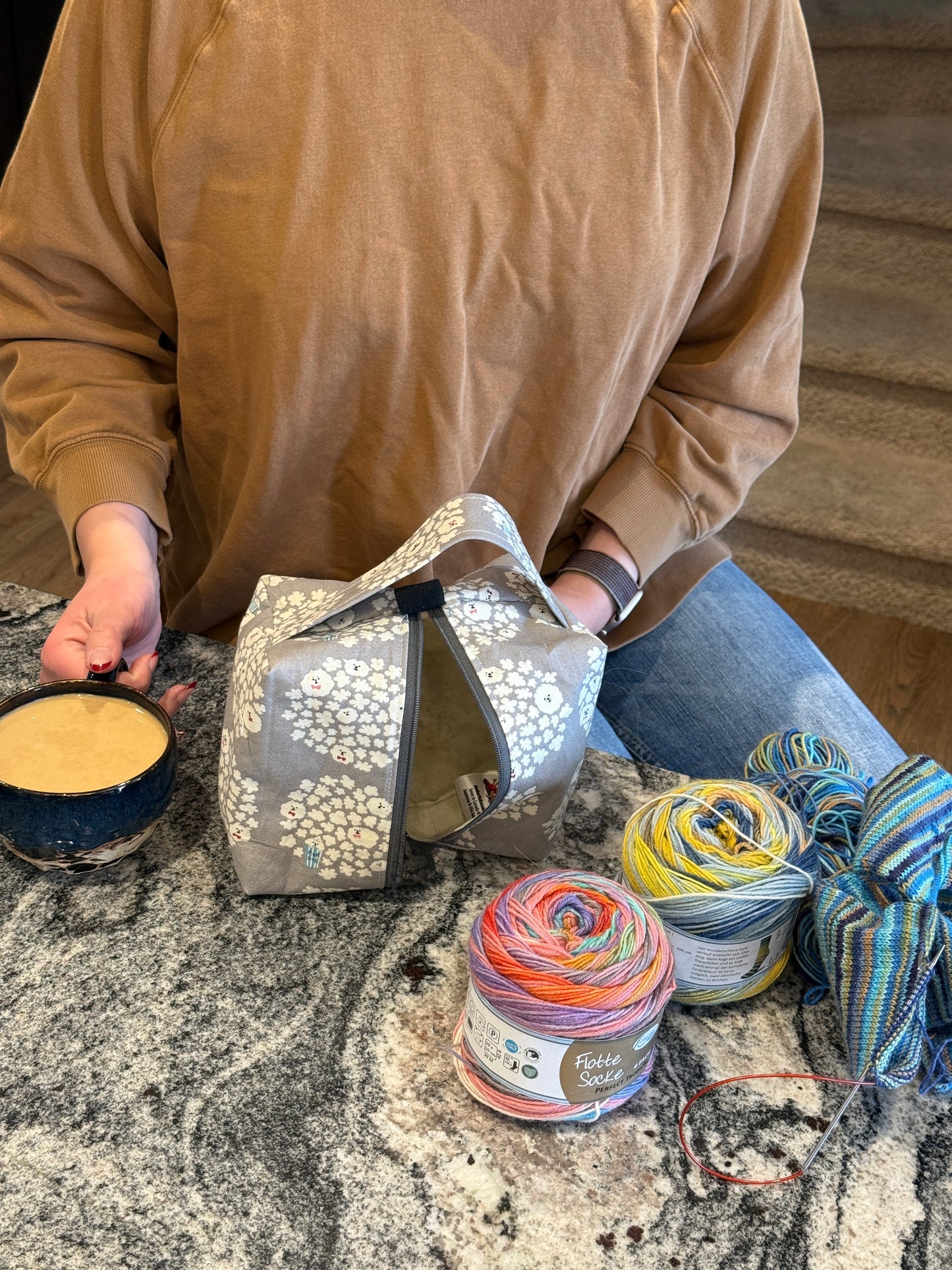 Small Box Bags | Dogs | Fabrics Hand Chosen in Japan, Bags Handmade in Alberta, Canada!