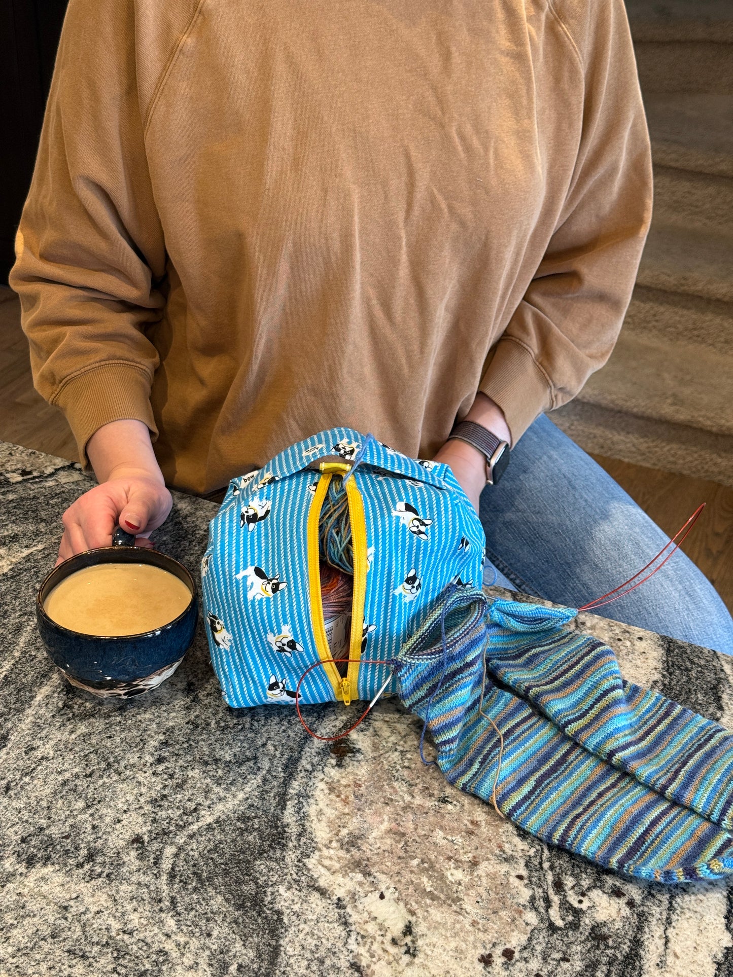 Small Box Bags | Dogs | Fabrics Hand Chosen in Japan, Bags Handmade in Alberta, Canada!