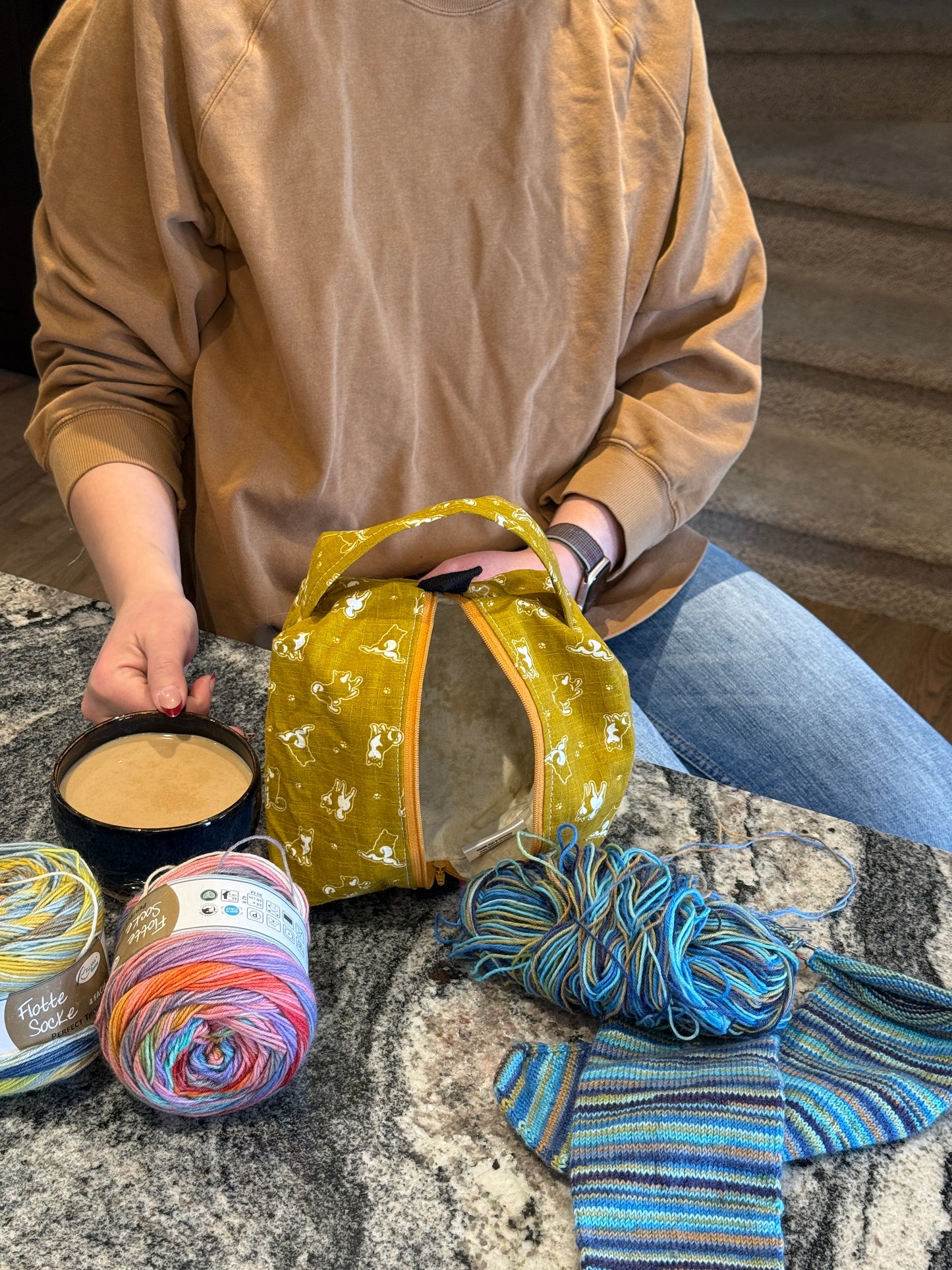 Small Box Bags | Dogs | Fabrics Hand Chosen in Japan, Bags Handmade in Alberta, Canada!