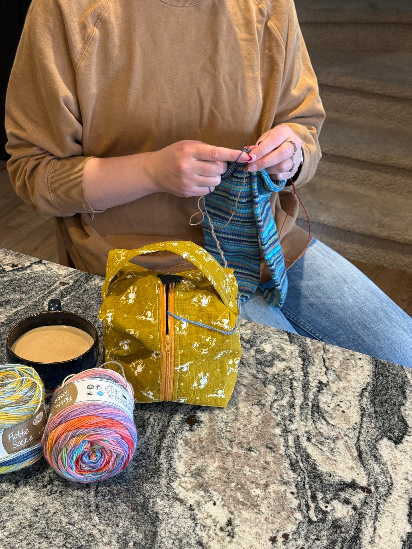 Small Box Bags | Dogs | Fabrics Hand Chosen in Japan, Bags Handmade in Alberta, Canada!