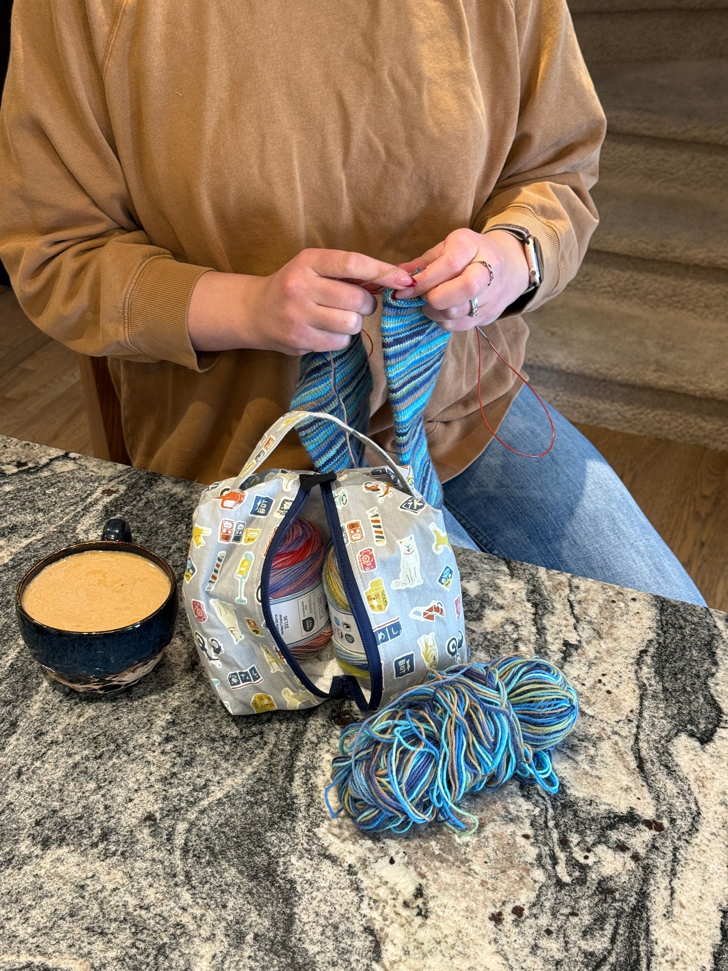 Small Box Bags | Dogs | Fabrics Hand Chosen in Japan, Bags Handmade in Alberta, Canada!