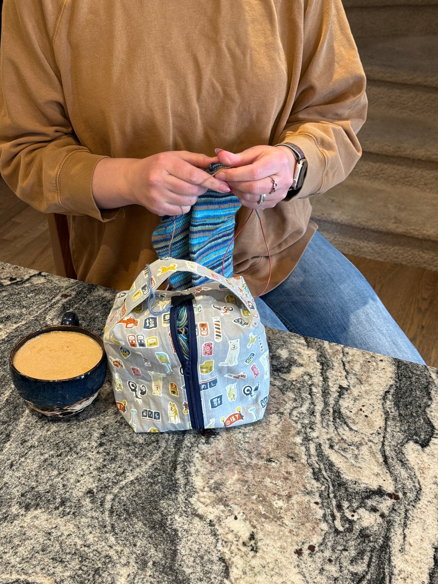 Small Box Bags | Dogs | Fabrics Hand Chosen in Japan, Bags Handmade in Alberta, Canada!