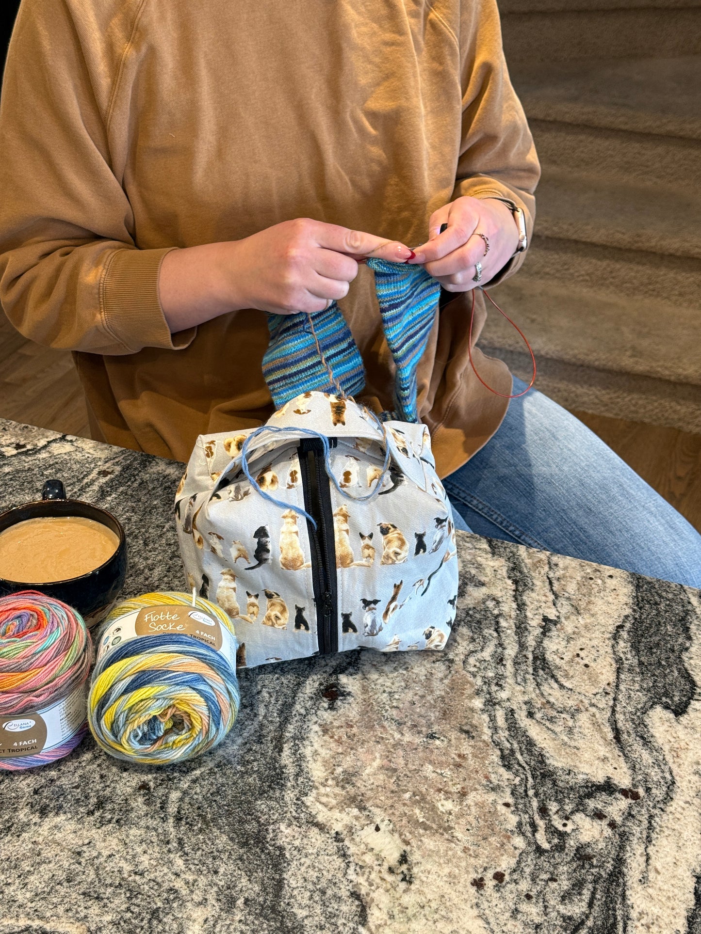 Small Box Bags | Dogs | Fabrics Hand Chosen in Japan, Bags Handmade in Alberta, Canada!