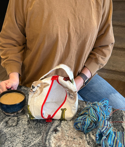 Small Box Bags | Dogs | Fabrics Hand Chosen in Japan, Bags Handmade in Alberta, Canada!