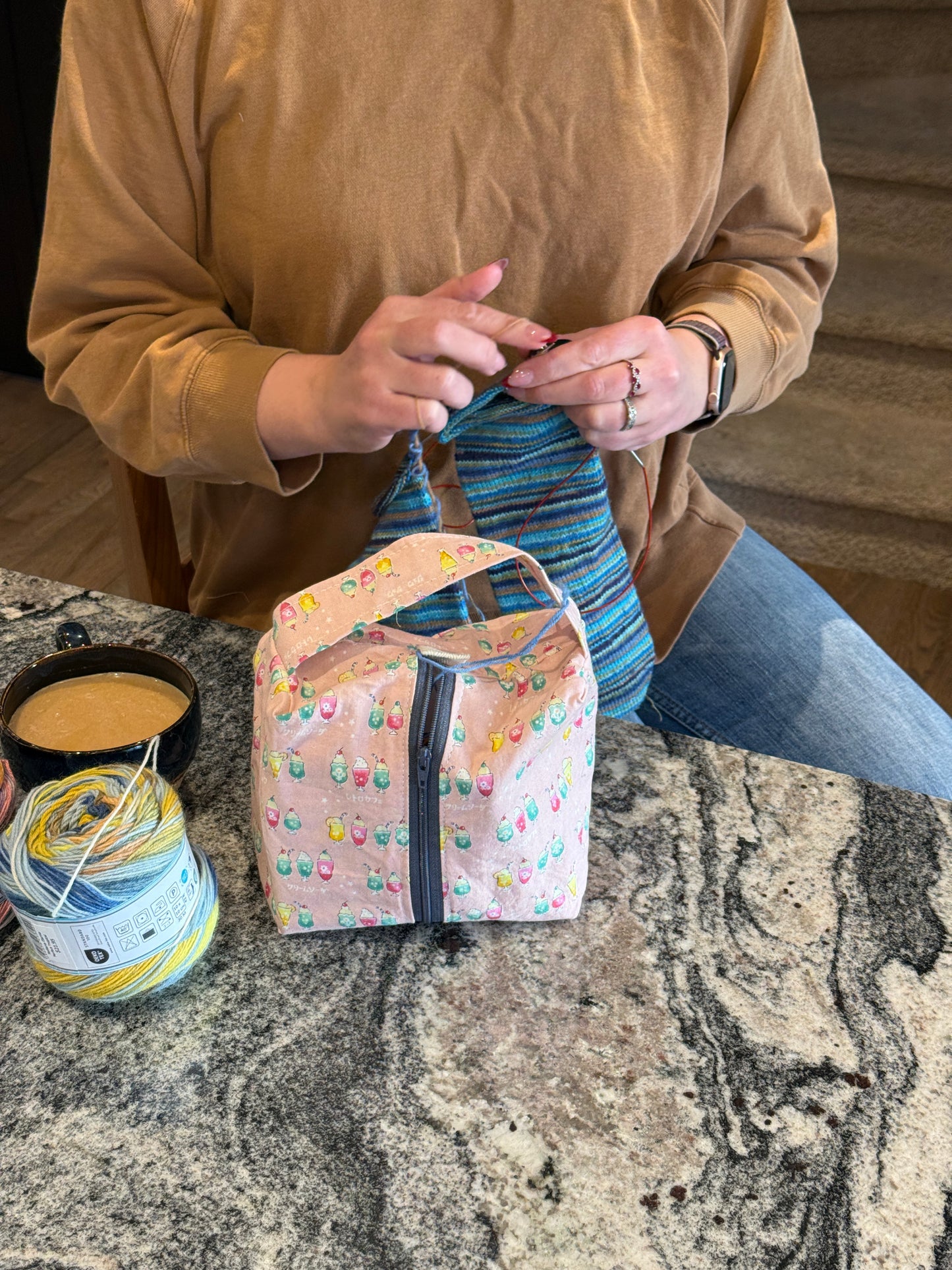 Small Box Bag | Food | Premium Japanese Fabrics Crafted into Bags in Alberta, Canada