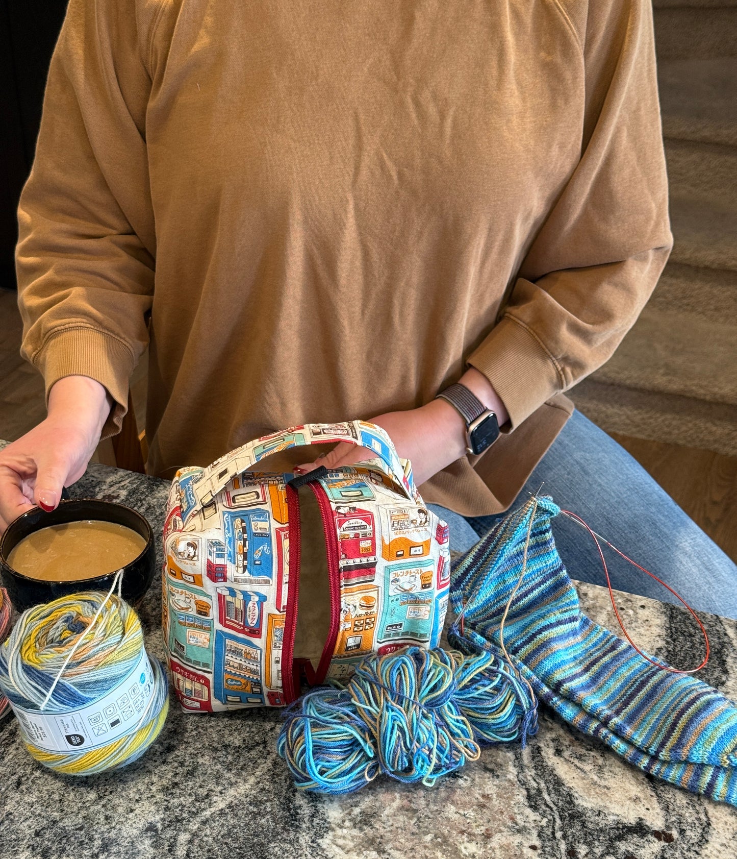 Small Box Bag | Food | Premium Japanese Fabrics Crafted into Bags in Alberta, Canada