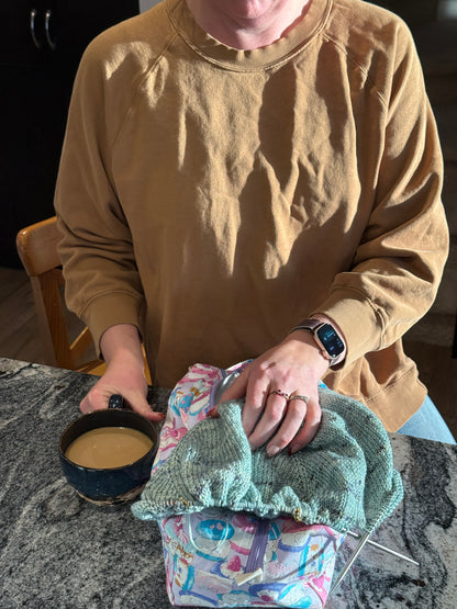 Large Box Bag | Fibre Arts Bag | Handmade in Alberta, Canada, From Hand Picked Japanese Fabrics