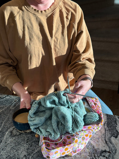 Large Box Bag | Fibre Arts Bag | Handmade in Alberta, Canada, From Hand Picked Japanese Fabrics