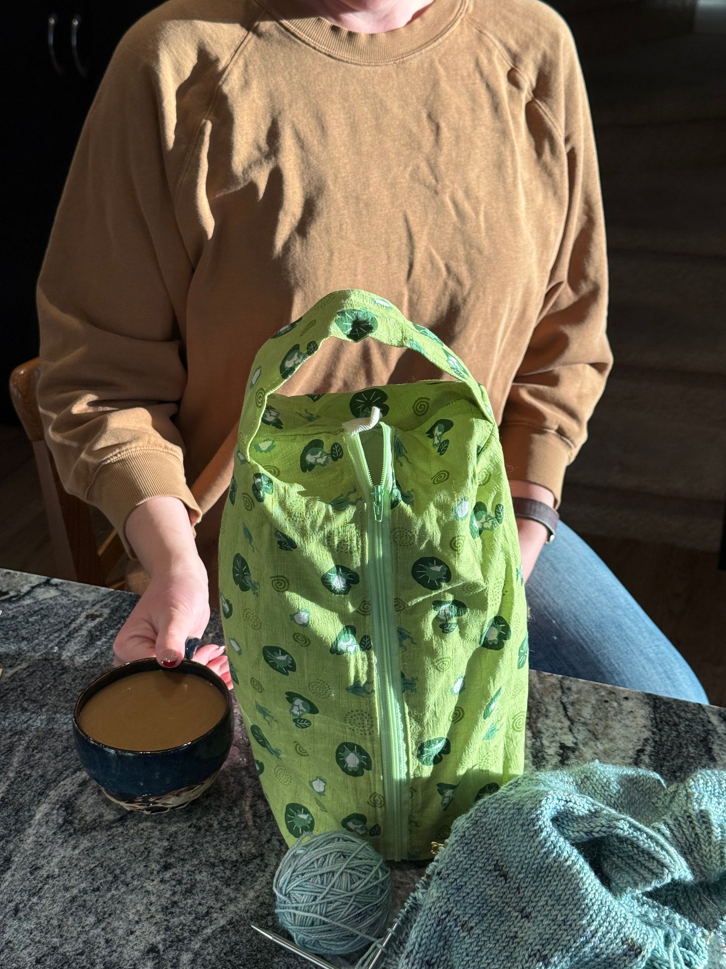 Large Box Bag | Fibre Arts Bag | Handmade in Alberta, Canada, From Hand Picked Japanese Fabrics