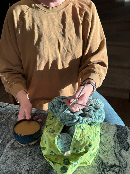 Large Box Bag | Fibre Arts Bag | Handmade in Alberta, Canada, From Hand Picked Japanese Fabrics