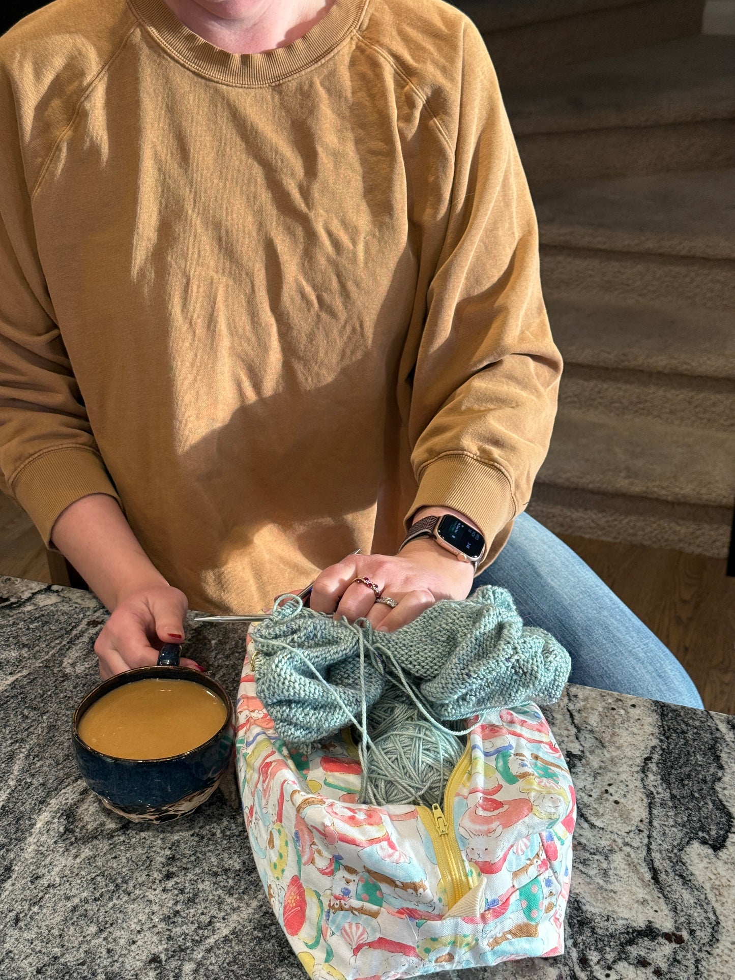 Large Box Bag | Fibre Arts Bag | Handmade in Alberta, Canada, From Hand Picked Japanese Fabrics