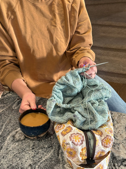 Large Box Bag | Fibre Arts Bag | Handmade in Alberta, Canada, From Hand Picked Japanese Fabrics