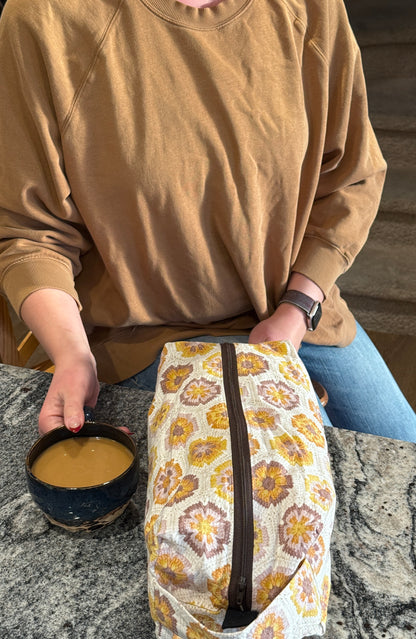 Large Box Bag | Fibre Arts Bag | Handmade in Alberta, Canada, From Hand Picked Japanese Fabrics