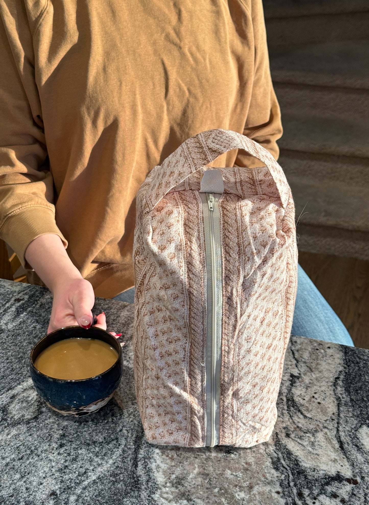 Large Box Bag | Fibre Arts Bag | Handmade in Alberta, Canada, From Hand Picked Japanese Fabrics