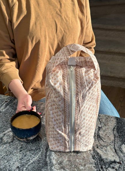 Large Box Bag | Fibre Arts Bag | Handmade in Alberta, Canada, From Hand Picked Japanese Fabrics