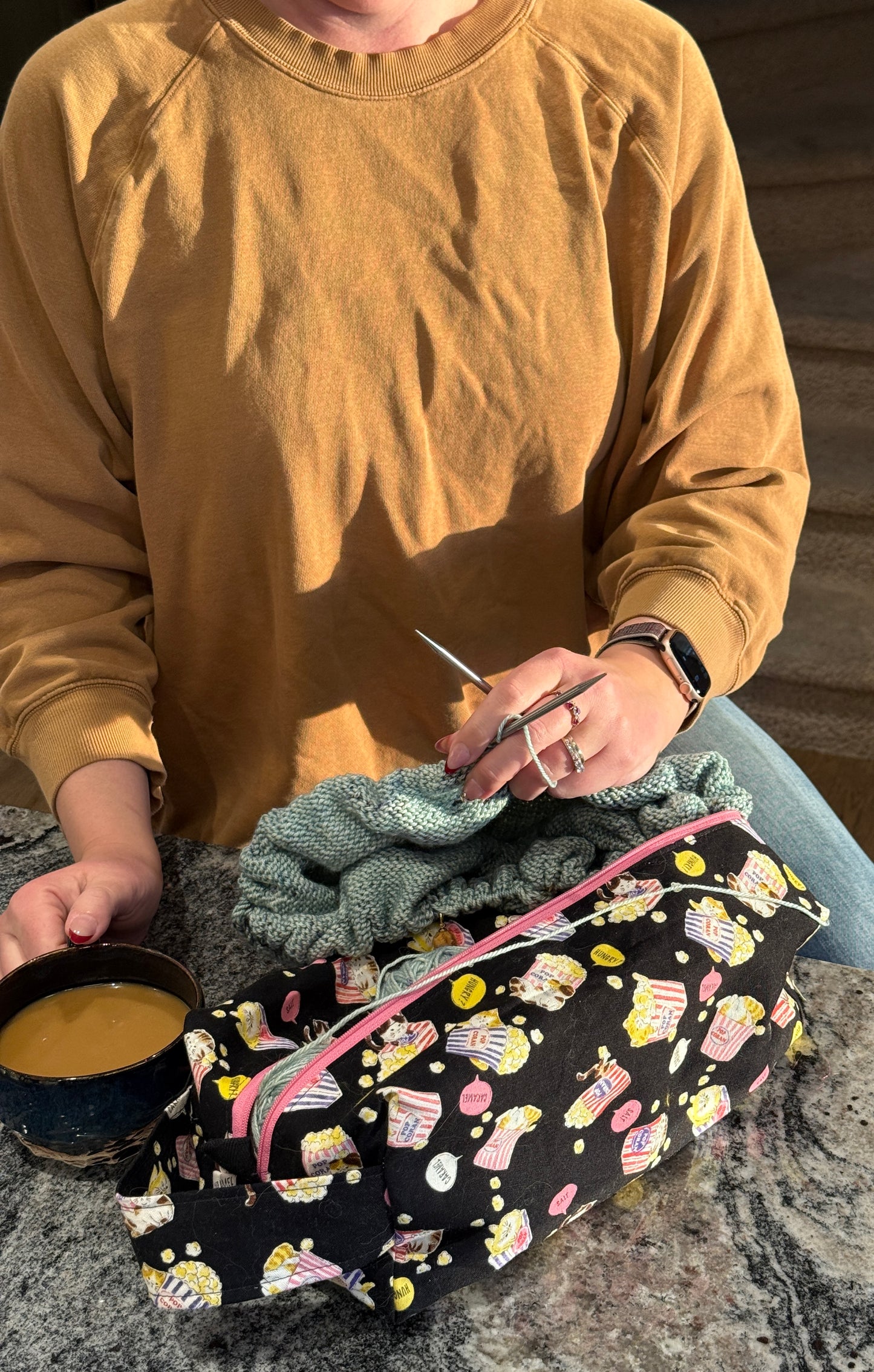 Large Box Bag | Fibre Arts Bag | Handmade in Alberta, Canada, From Hand Picked Japanese Fabrics