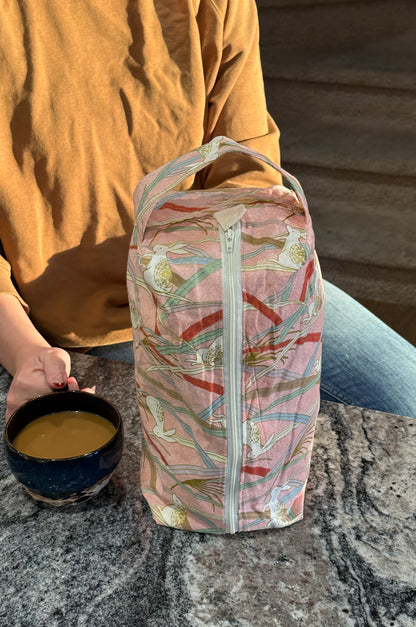 Large Box Bag | Fibre Arts Bag | Handmade in Alberta, Canada, From Hand Picked Japanese Fabrics