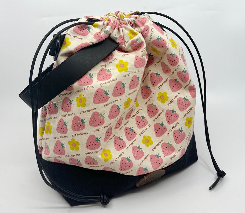 Kato Drawstring Bag | Foods | Fabrics Hand-Selected in Japan!