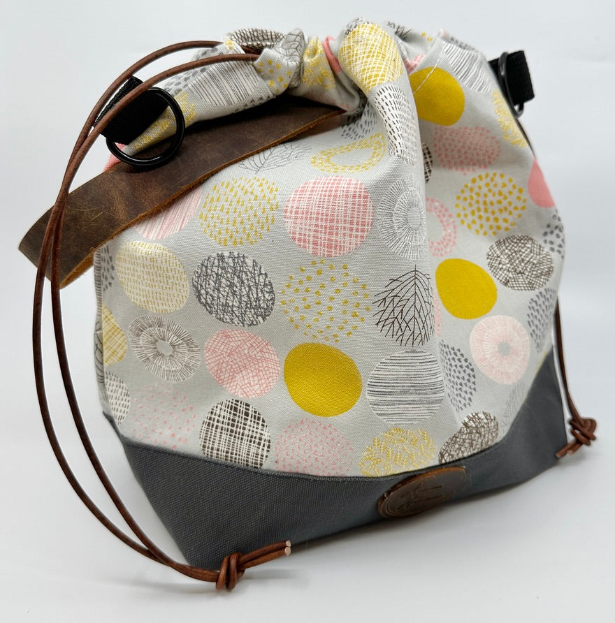 Kato Drawstring Bag | Florals | Fabrics Hand-Chosen in Japan