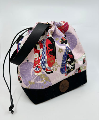 Kato Drawstring Bag | Japanese Motifs | Fabrics Hand-Selected in Japan