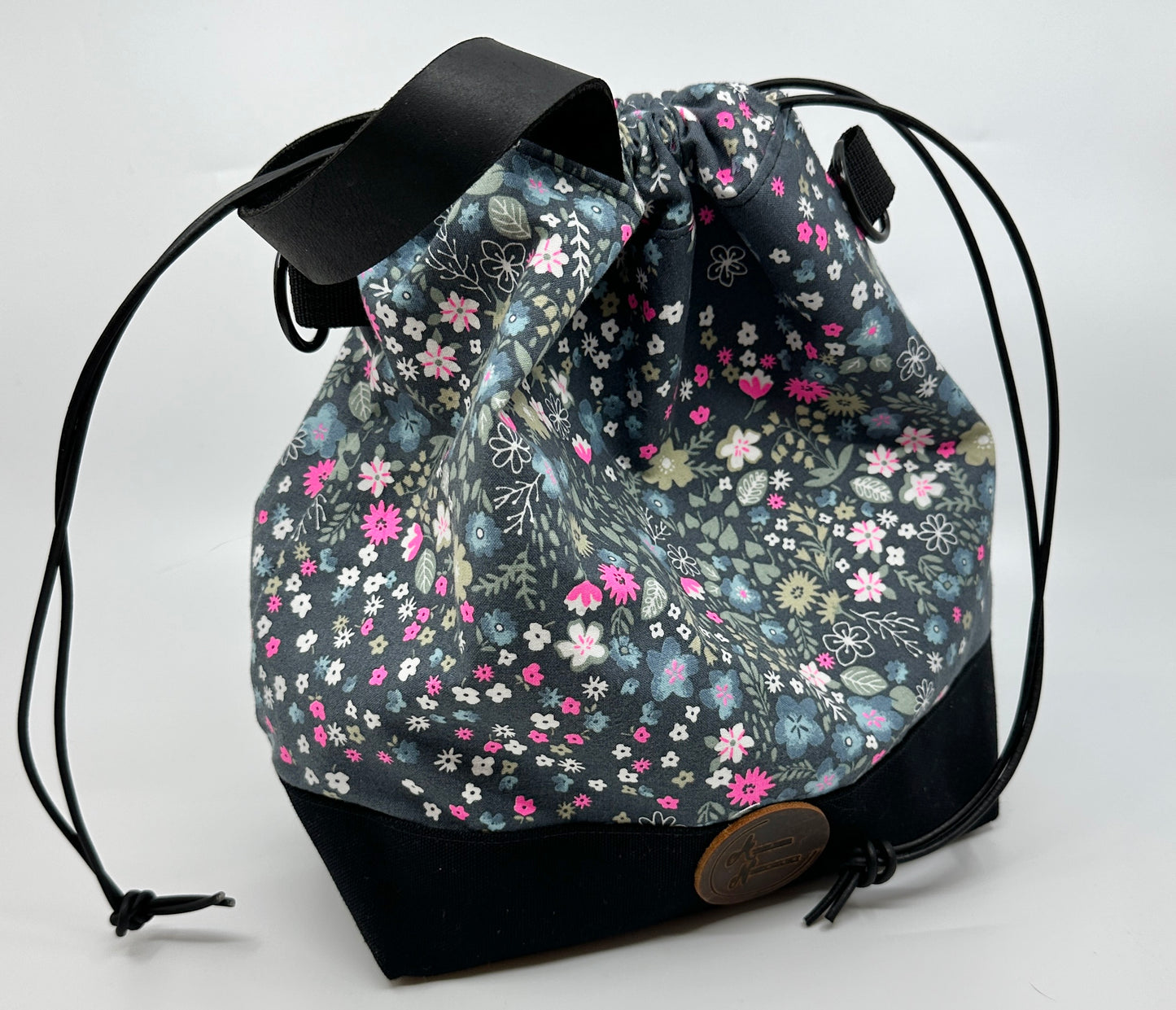 Kato Drawstring Bag | Florals | Fabrics Hand-Chosen in Japan