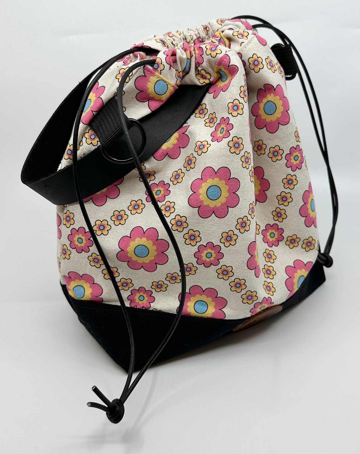 Kato Drawstring Bag | Florals | Fabrics Hand-Chosen in Japan