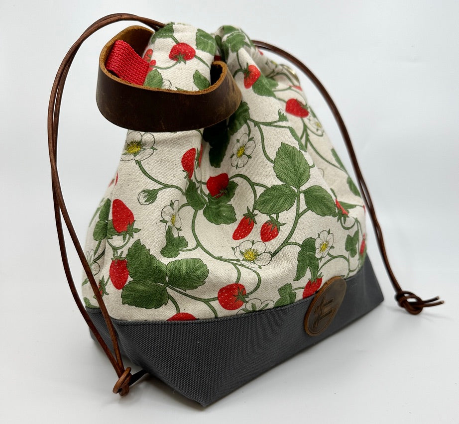 Kato Drawstring Bag | Foods | Fabrics Hand-Selected in Japan!