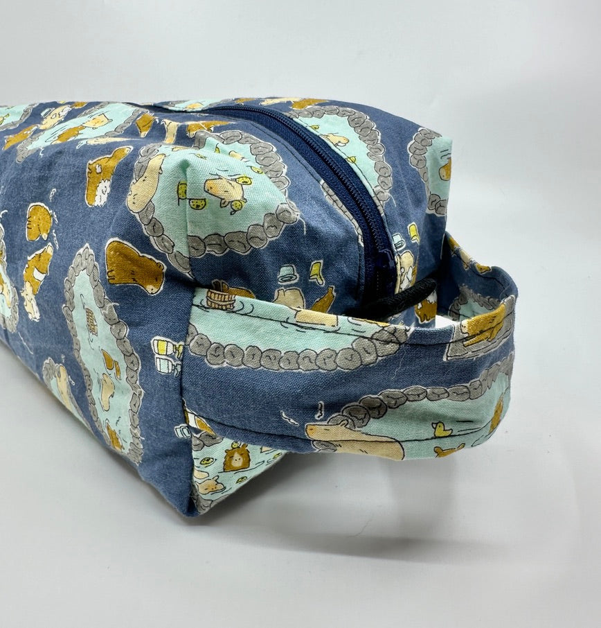 Large Box Bag | All the Outside Animals | Hand-Selected Japanese Fabrics Chosen in Kyoto and Tokyo