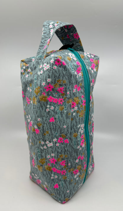 Large Box Bag | Florals | Japanese Flowers Assemble on These Hand-Selected Fabrics